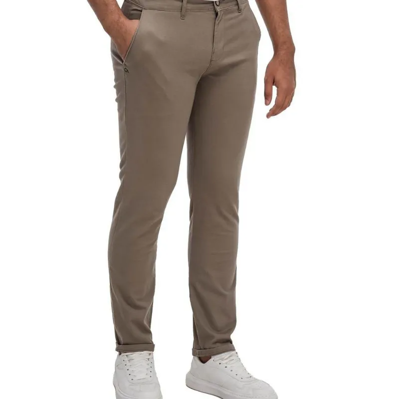 Calça Slim Masculina Essencial Ogochi 002537011 Cinza