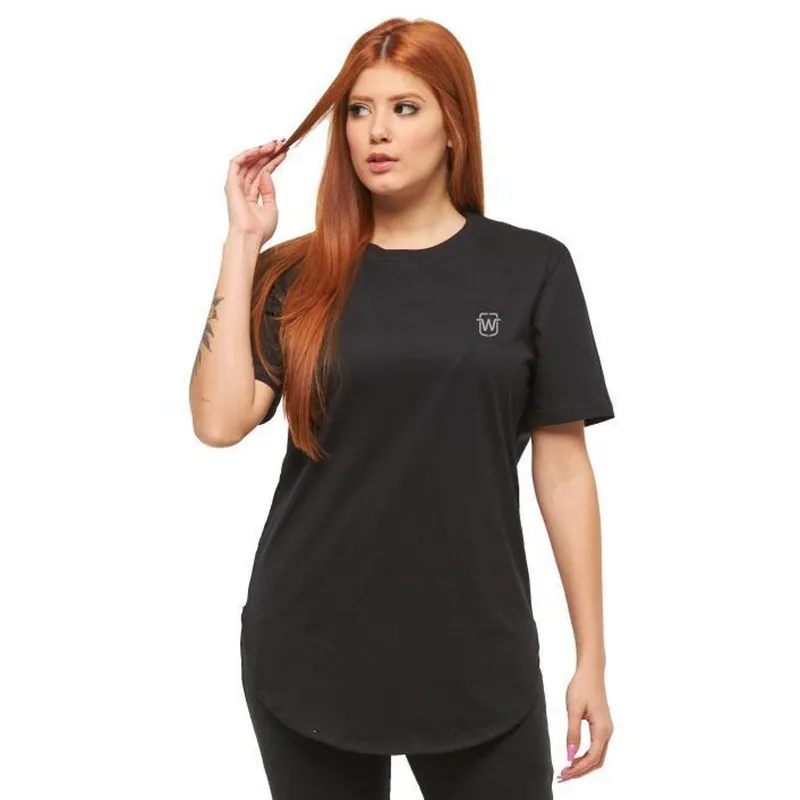 CAMISETA LONGLINE FEMININO MANGA CURTA WOOKS C1WF-VERMELHO-EXG
