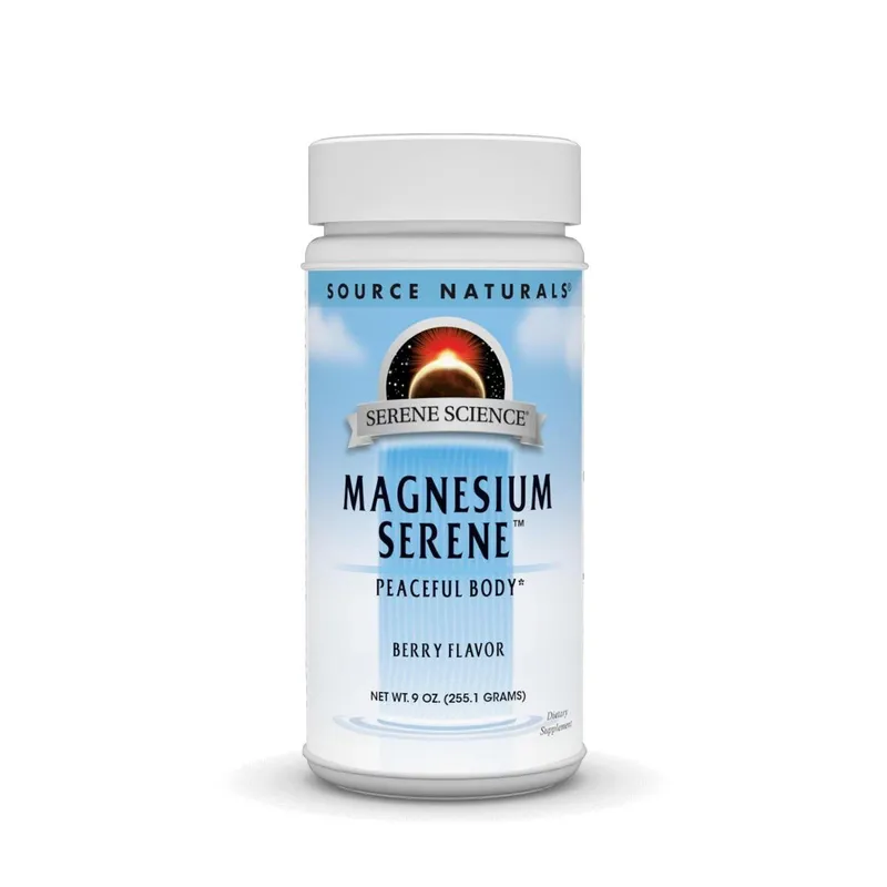 Suplemento mineral Source Naturals Magnesium Serene Berry 255g