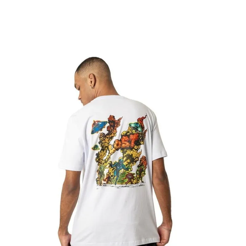 Camiseta Lost 22622813 Run Color - Branco