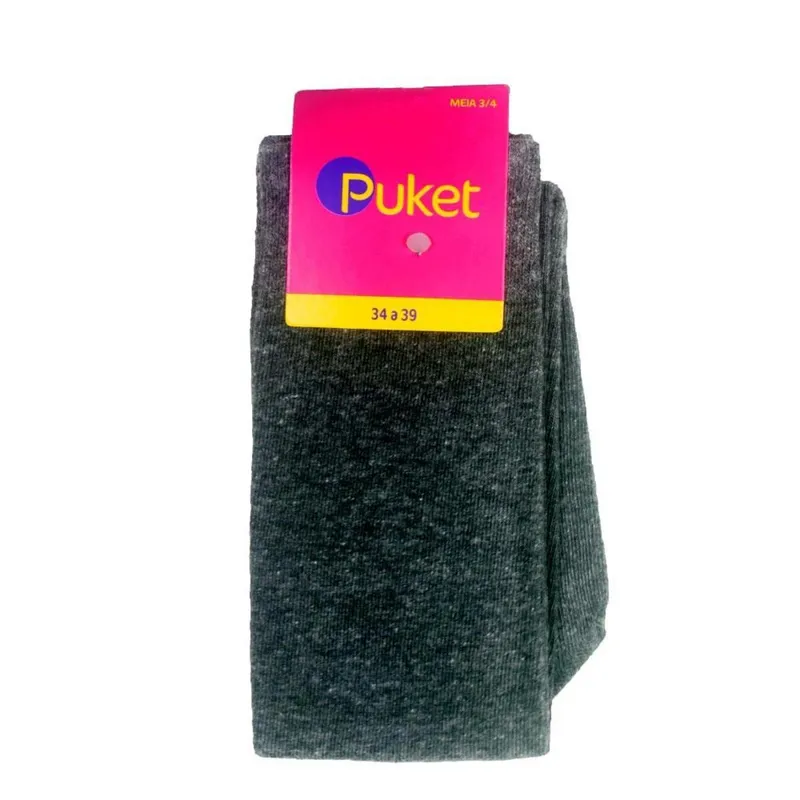 Meia ³/4 Puket; Cor: ; Tamanho: 34-39;