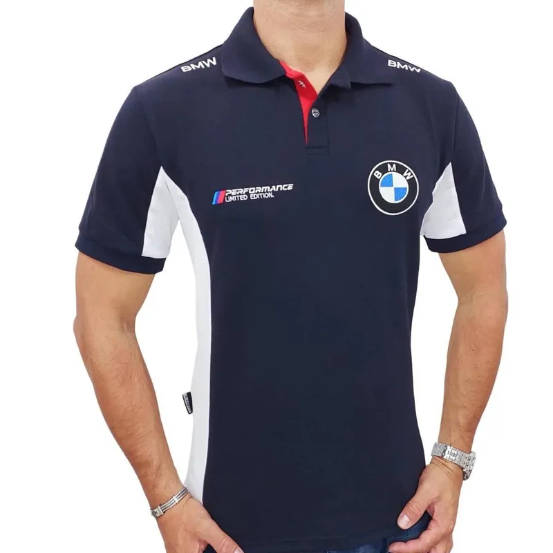 Camisa Polo Bmw Performance Motorrad Masculina - 466
