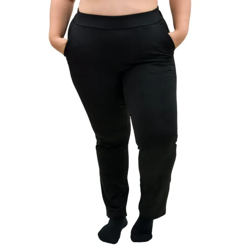 Calça Feminina Plus Size Peluciada com Bolsos Dicors