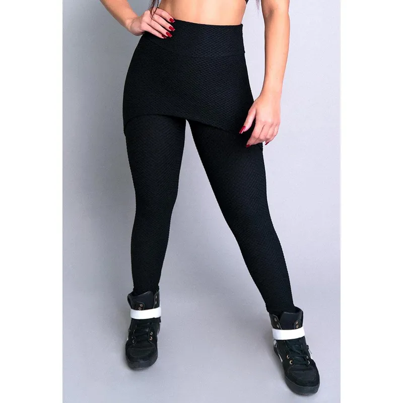 Calça Legging MVB Modas Bolha Saia Feminina