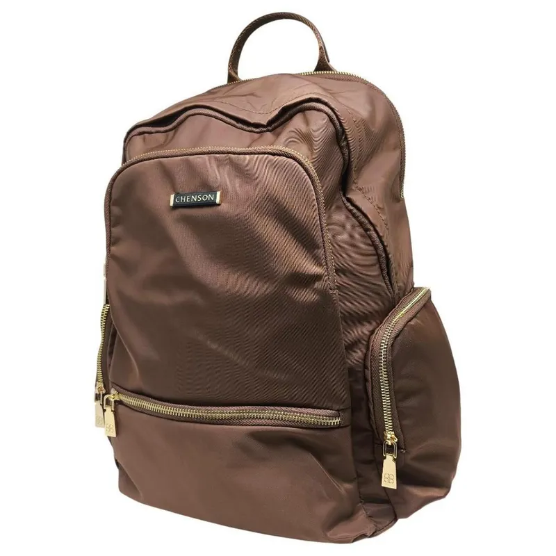 Mochila Feminina Ajustável Original Fibra Twill Chenson