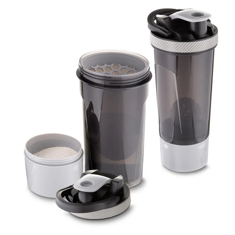 Garrafa Coqueteleira 720ml Shake C/ Copo Filtro e Alça