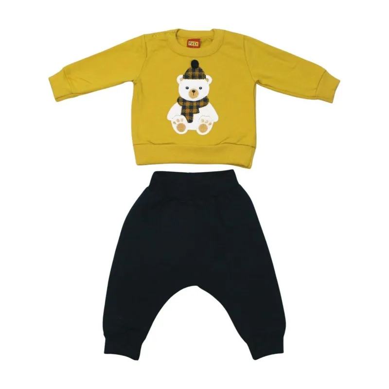 Agasalho Infantil Meninos Estampa Urso 1000724 - Kyly