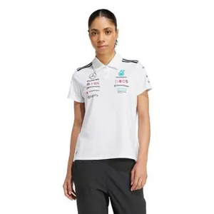 Camisa Polo Adidas Mercedes - AMG Petronas Fórmula 1 Team Feminina