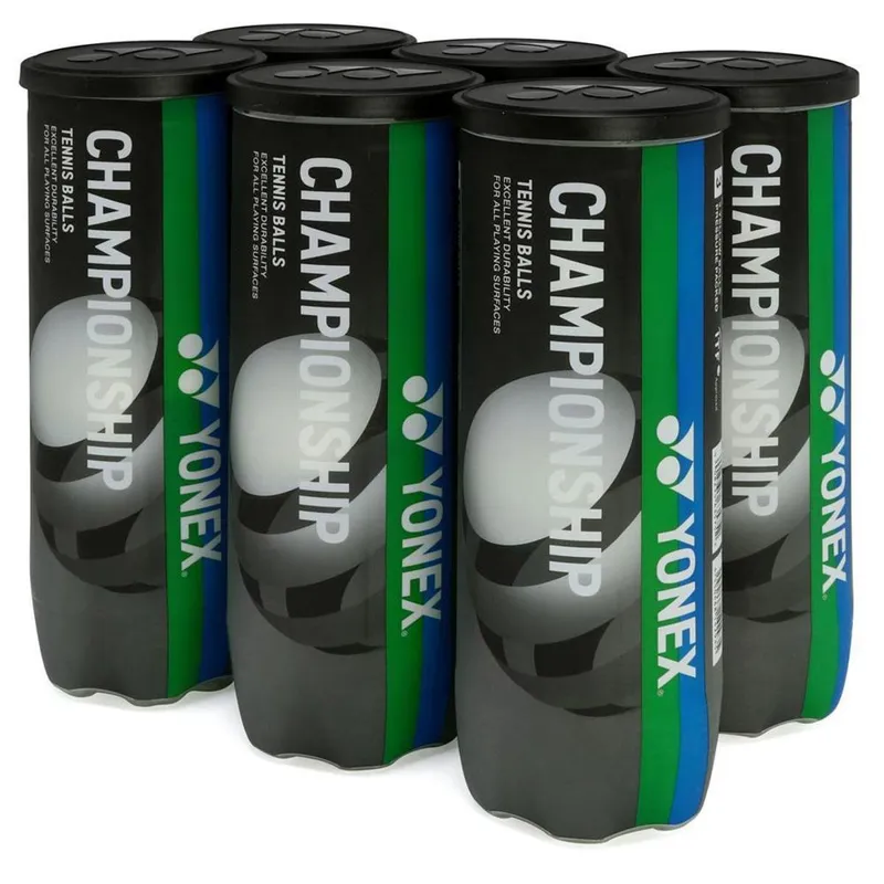 Bola de Tênis Yonex Championship Pack Com 06 Tubos