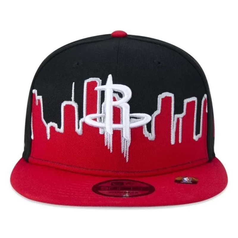 BONÉ NEW ERA 950 HOUSTON ROCKETS TIP-OFF PRETO VERMELHO