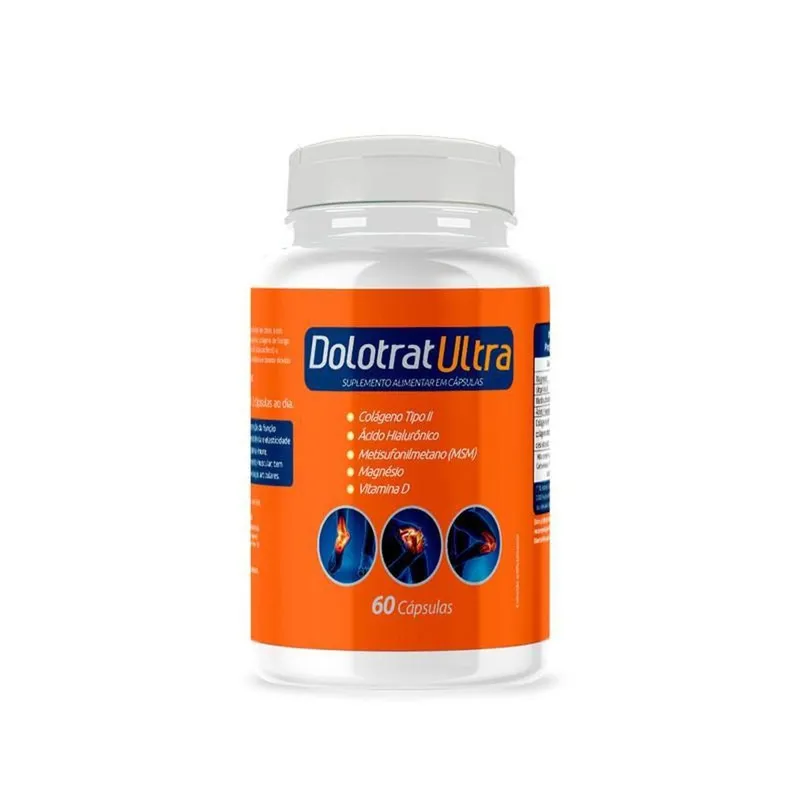 DOLOTRAT ULTRA COLAGENO TIPO 2 MSM ACIDO HIALURONICO 60CAPS