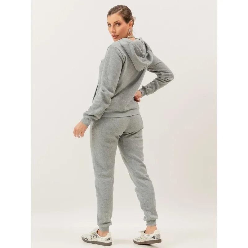 Roupa de Frio Conjunto Moletom Calça Blusa Agasalho Abrigo Manga comprida