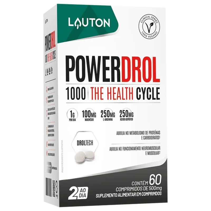 Powerdrol - 60 Cápsulas - Lauton