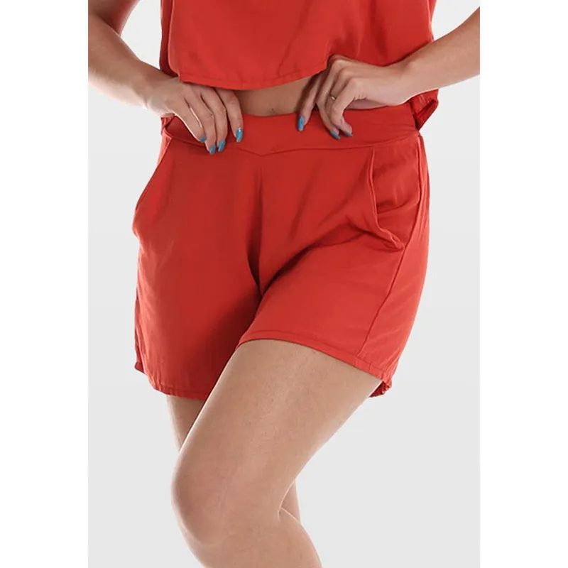 Short Cintura Alta Básico Feminino Verão Curto Bolso Colors