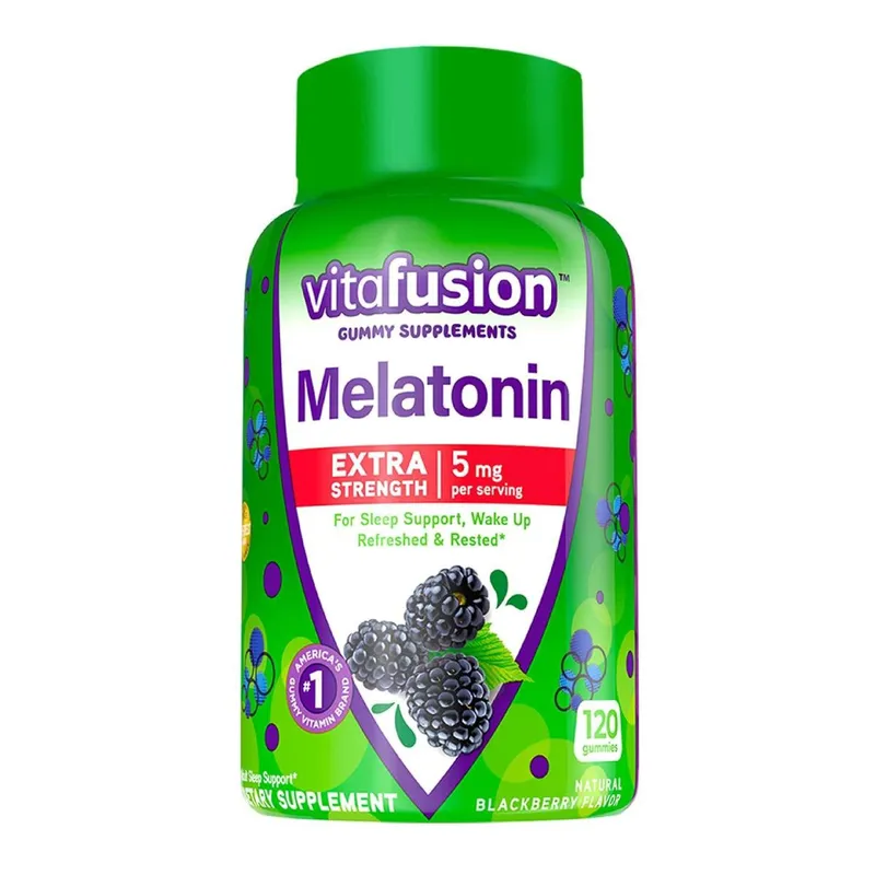 Suplemento Vitafusion Extra Strength Melatonina 5Mg 120 Gummi