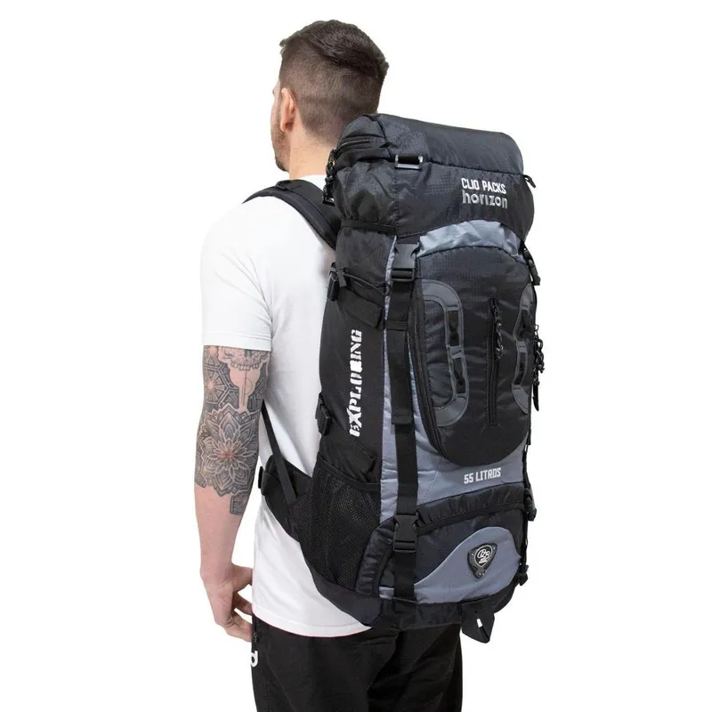 MOCHILA ESPORTE 55L CAMPING TRILHA MOCHILÃO RESISTENTE