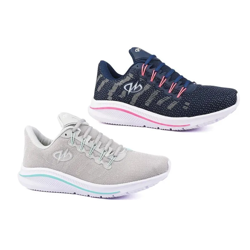 Kit 2 Pares Tênis De Academia Runway Training Feminino