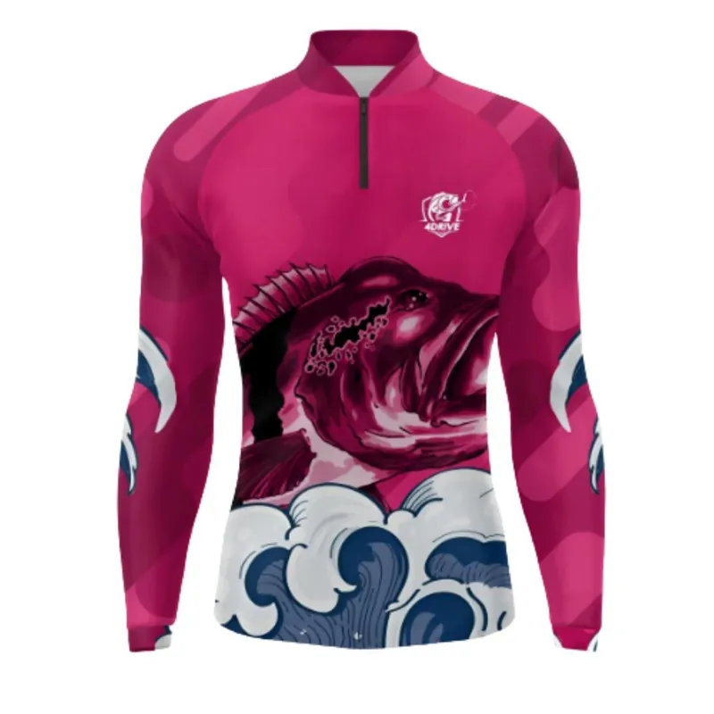 Camisa Pesca Manga Longa Masculina Proteção Uv Térmica