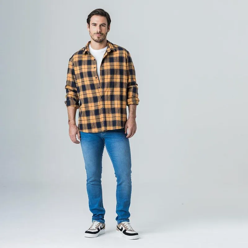 Camisa Masculina Xadrez Rock e Soda Cor:;Tamanho:GG;Gênero:Masculino