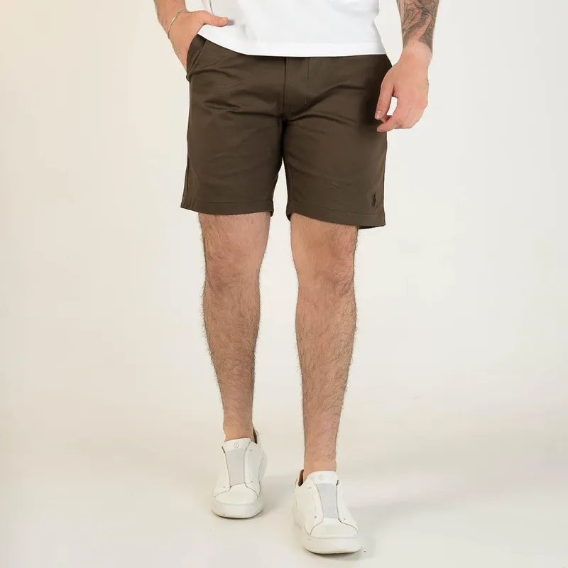 Shorts Sarja Ralph Lauren Verde Militar