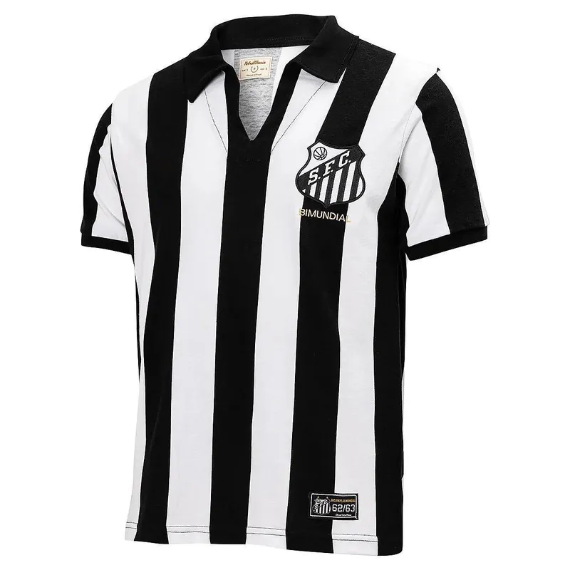 Camisa Santos 1962 Retrô Mundial Masculina