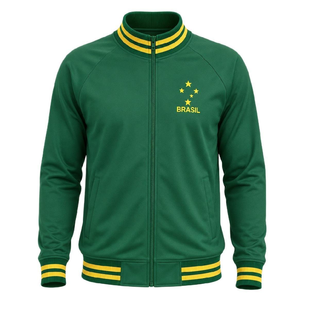 Jaqueta Brasil Olden Estrelas Verde - Masculino