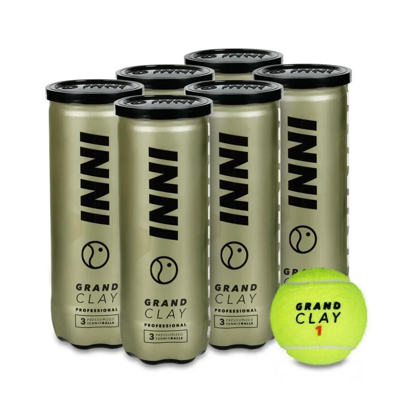 Bola de Tênis Inni Grand Clay - Pack com 6 Tubos