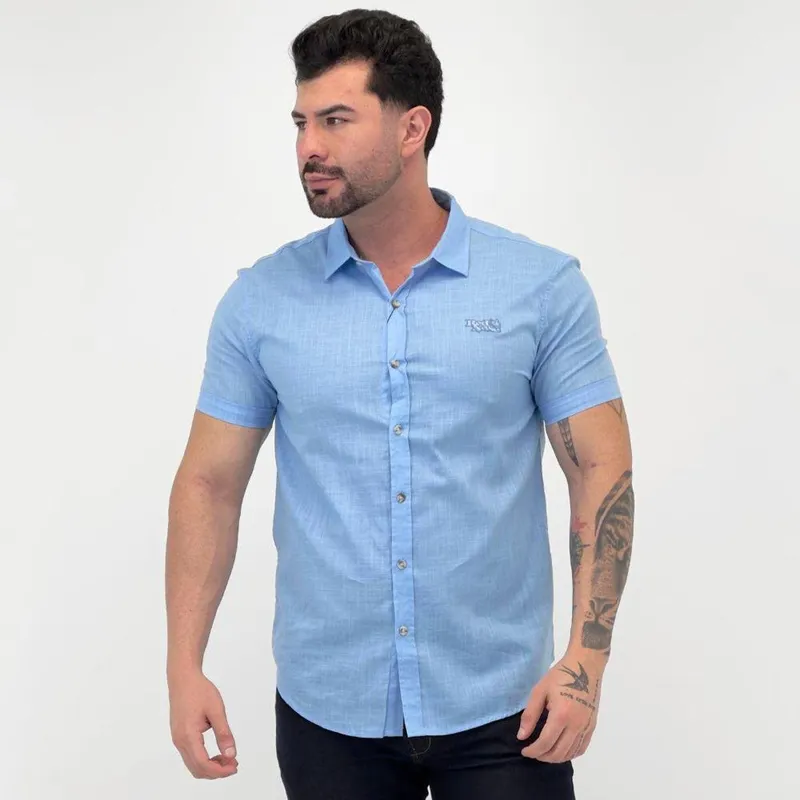 Camisa Red Nose Lisa Manga Curta Masculina