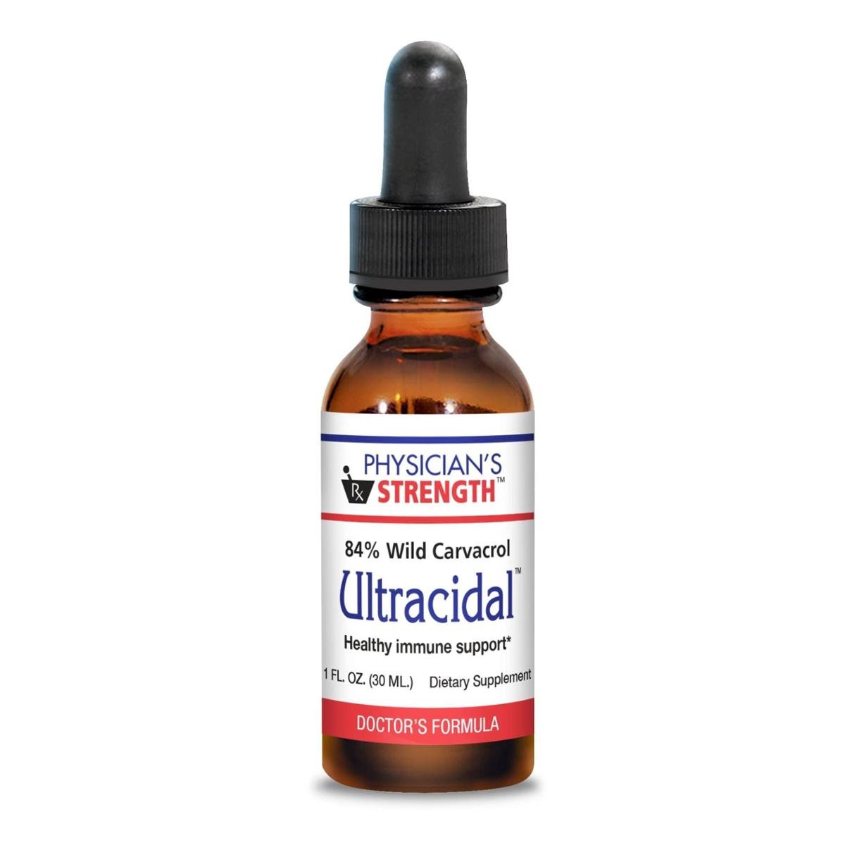 Suplemento Physician's Strength Ultracidal 30mL de óleo de orégano