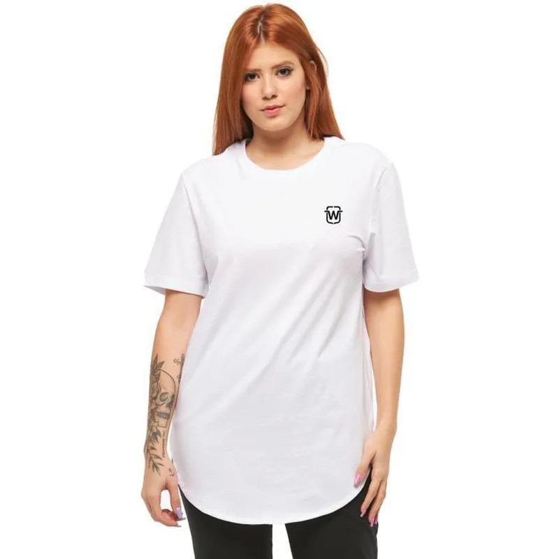 CAMISETA LONGLINE FEMININO MANGA CURTA WOOKS C1WF-VERMELHO-EXG