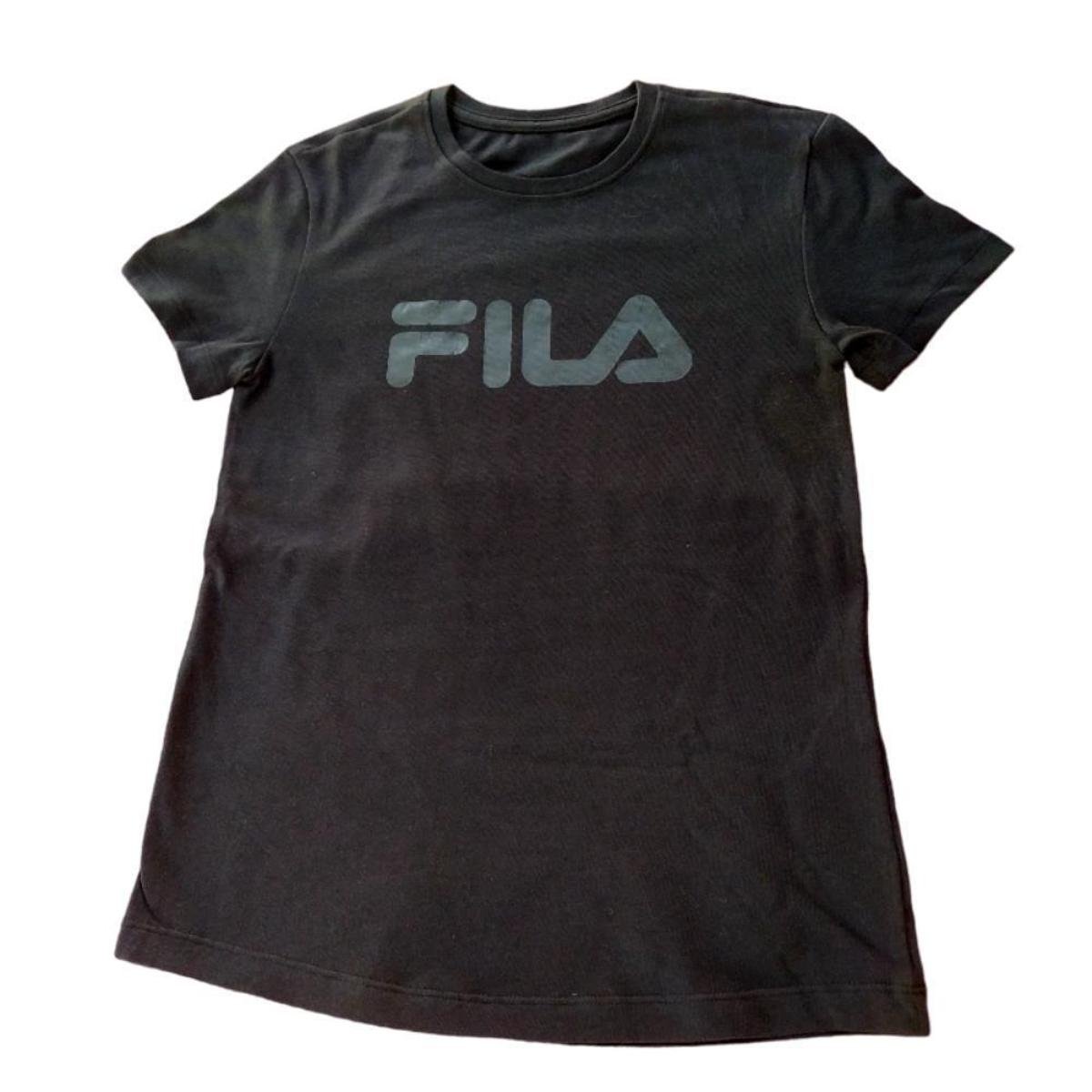 Camiseta Feminina Juvenil Fila Magic Manga Curta Gola Careca