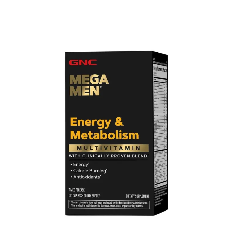 Multivitamínico GNC Mega Men Energy & Metabolism 180 comprimidos