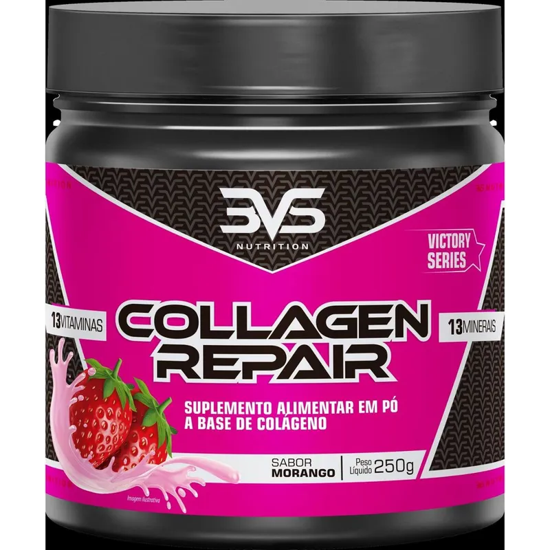 Colágeno Hidrolisado Em Pó 100% Puro 250g