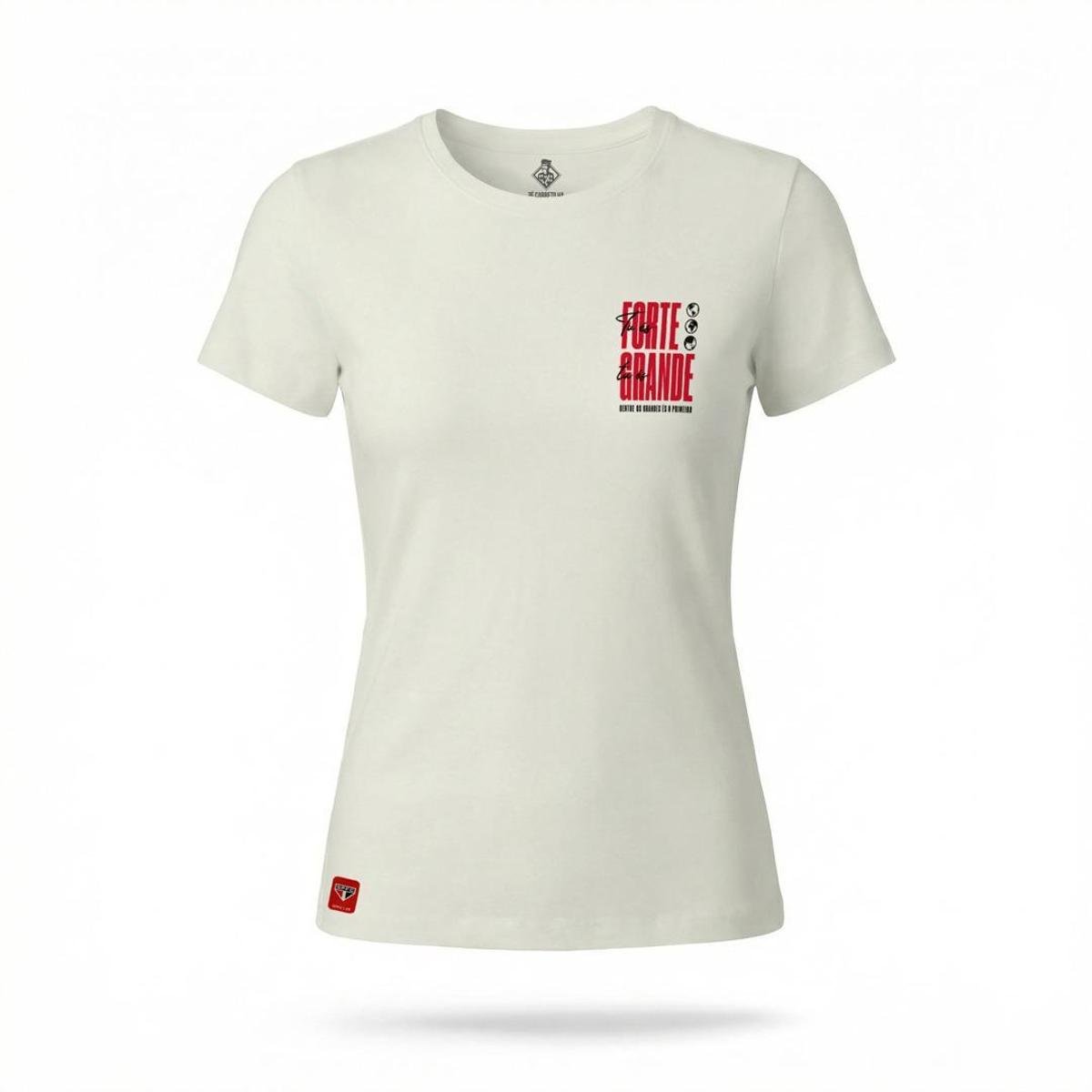 Camiseta São Paulo | TÚ ÉS FORTE - Feminina | Zé Carretilha