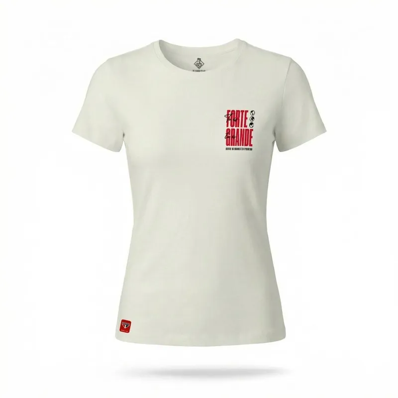 Camiseta São Paulo | TÚ ÉS FORTE - Feminina | Zé Carretilha