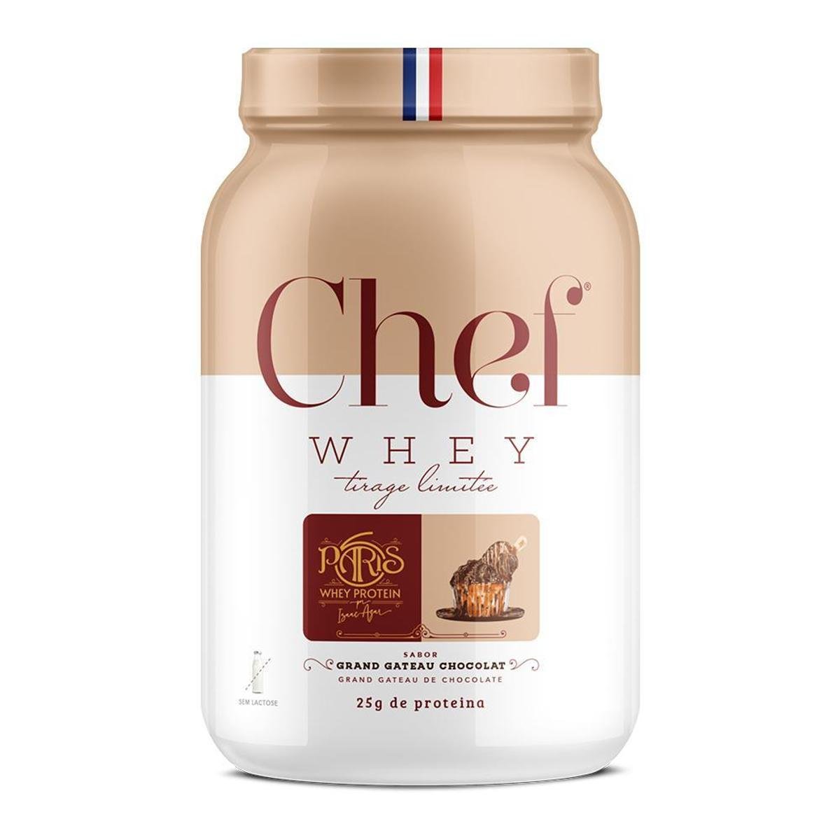 ChefWhey Protein Concentrado Paris 6 800g - Sem Lactose