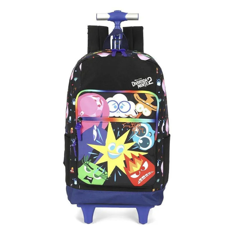Mochila Carrinho Roxo Kids Divertida Mente 2 | Luxcel