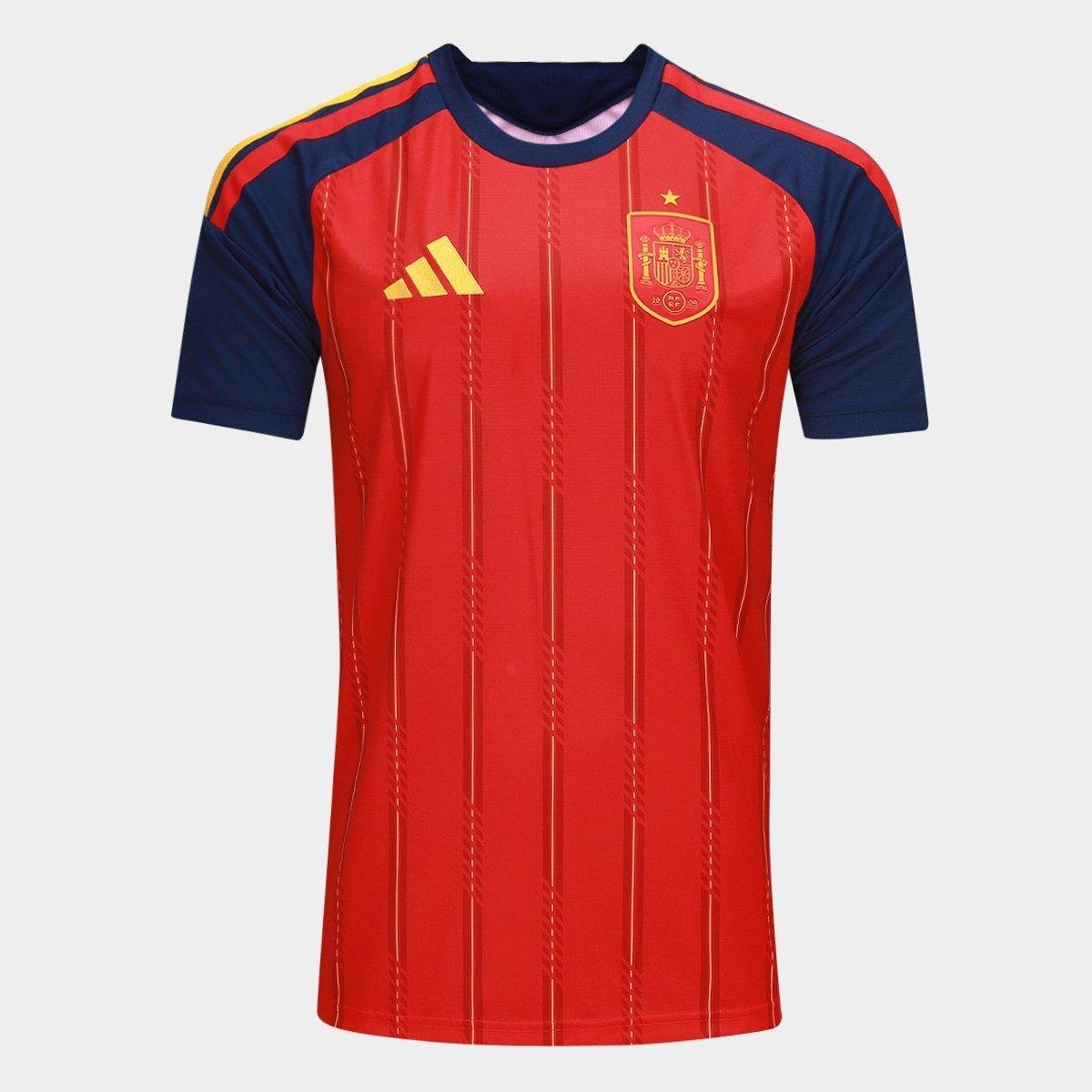 Camisa Seleção Espanha Home Torcedor 2026 s/n Adidas Masculina