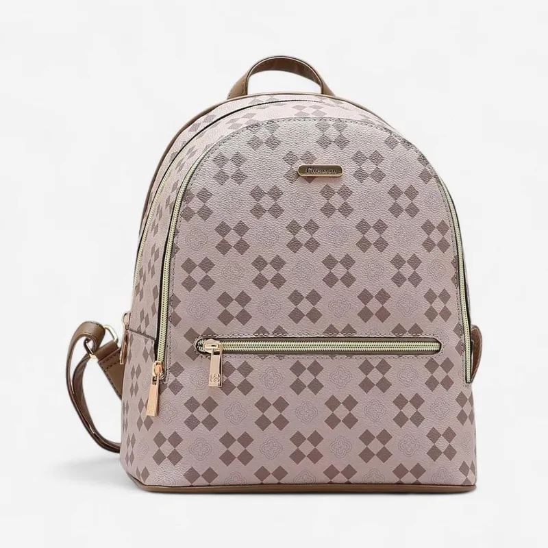Mochila Feminina Chenson New Elemento Gráfico Natural