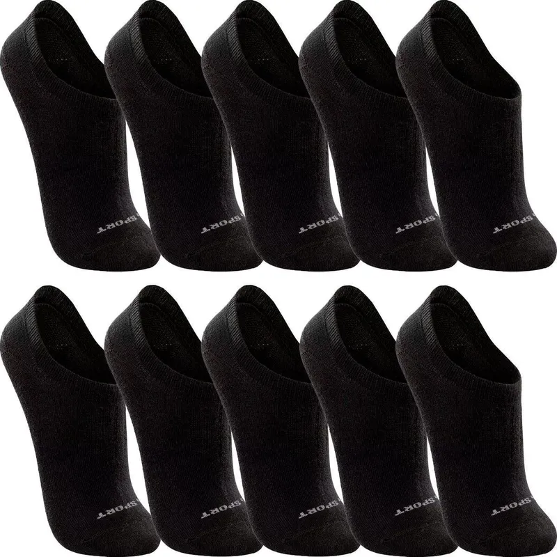 Kit 10 Pares Meias Lupo Cano Curto Baixo Meia Soquete Algodão Masculina Feminina Unissex