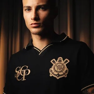 Camisa Corinthians Retrô Polo Masculina