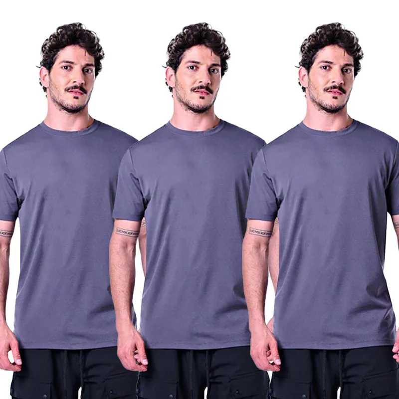 Kit 3 Camisetas Masculinas Básicas