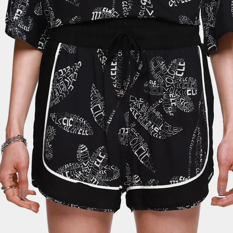 Shorts Colcci CLC Floral Femininio