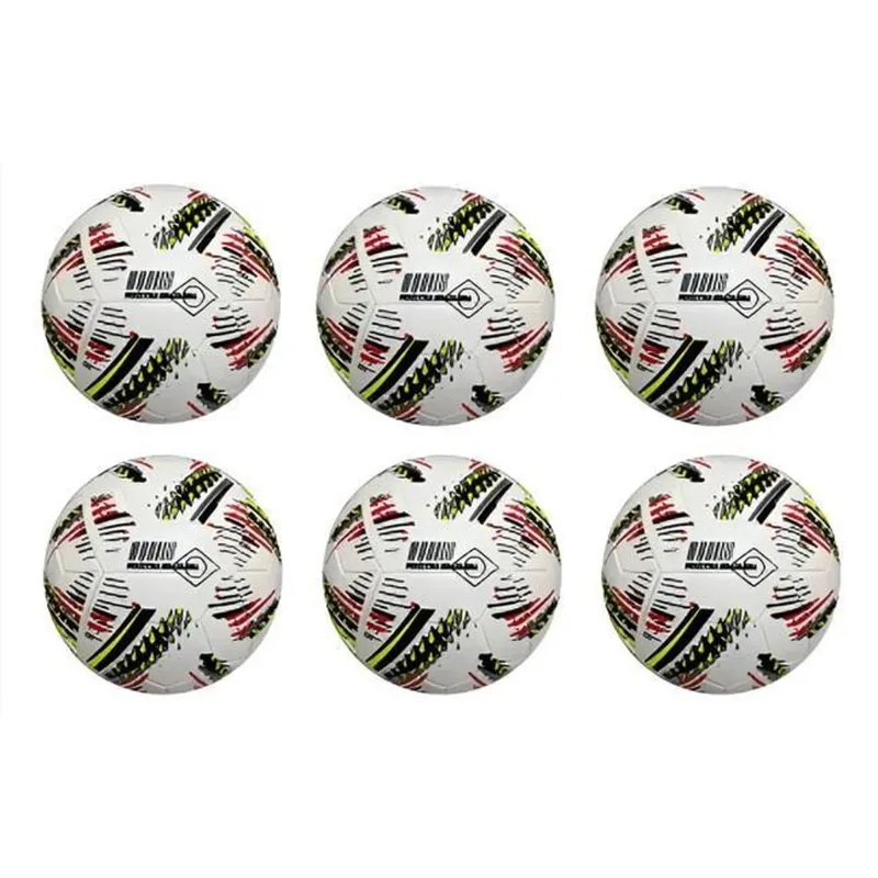 Kit Bola Campo Oficial Hollywood Termo Soldada 6 Unidades