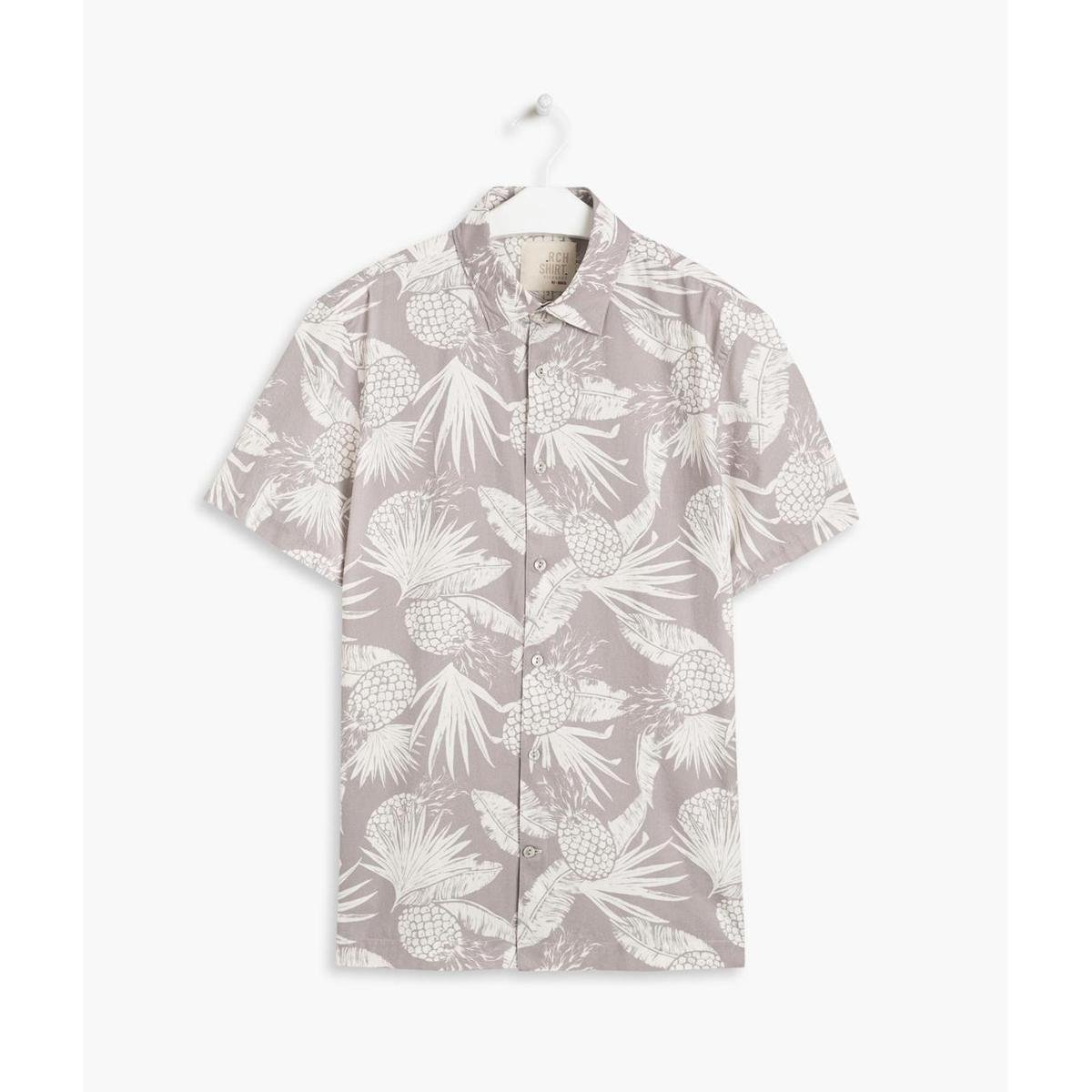 Camisa Ananas Bege 001