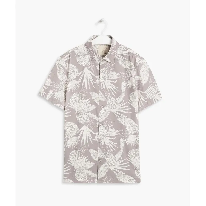 Camisa Ananas Bege 001