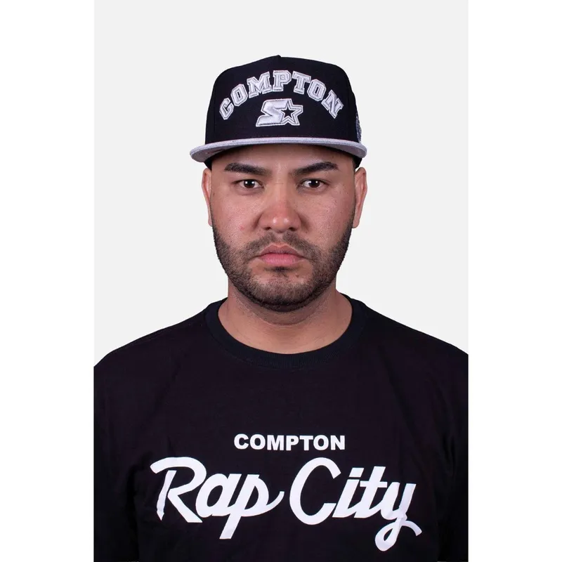 Boné Aba Reta Collab Starter X Compton Basic Preto
