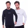 Kit 2 Camisa Manga Longa Masculina Confortavel Frio Intenso