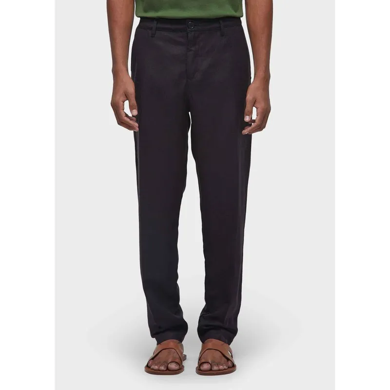 Calca alfaiataria fluid linen