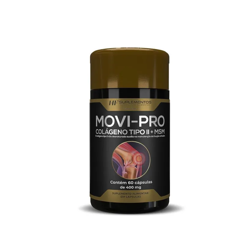 MOVI-PRO COLÁGENO TIPO II + MSM 60 CAPS HF SUPLEMENTOS